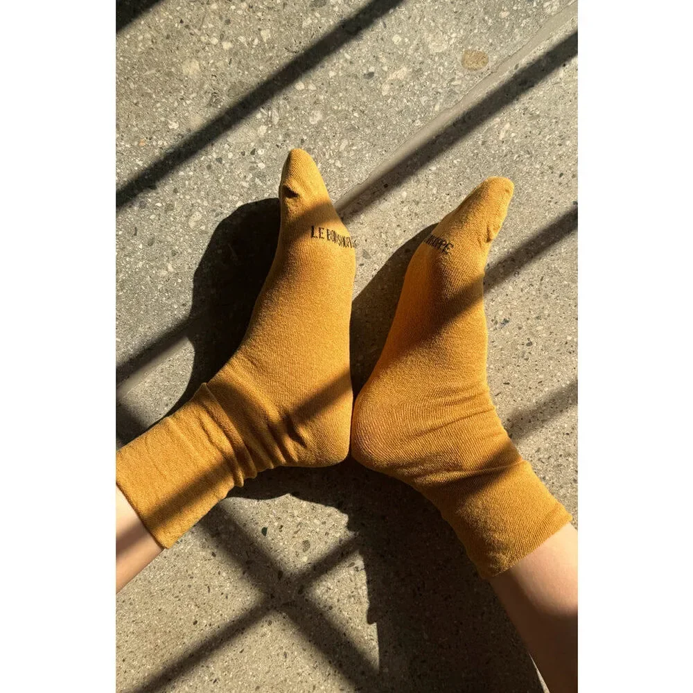 Le Bon Shoppe - Breezy Sneaker Socks | Goldenrod